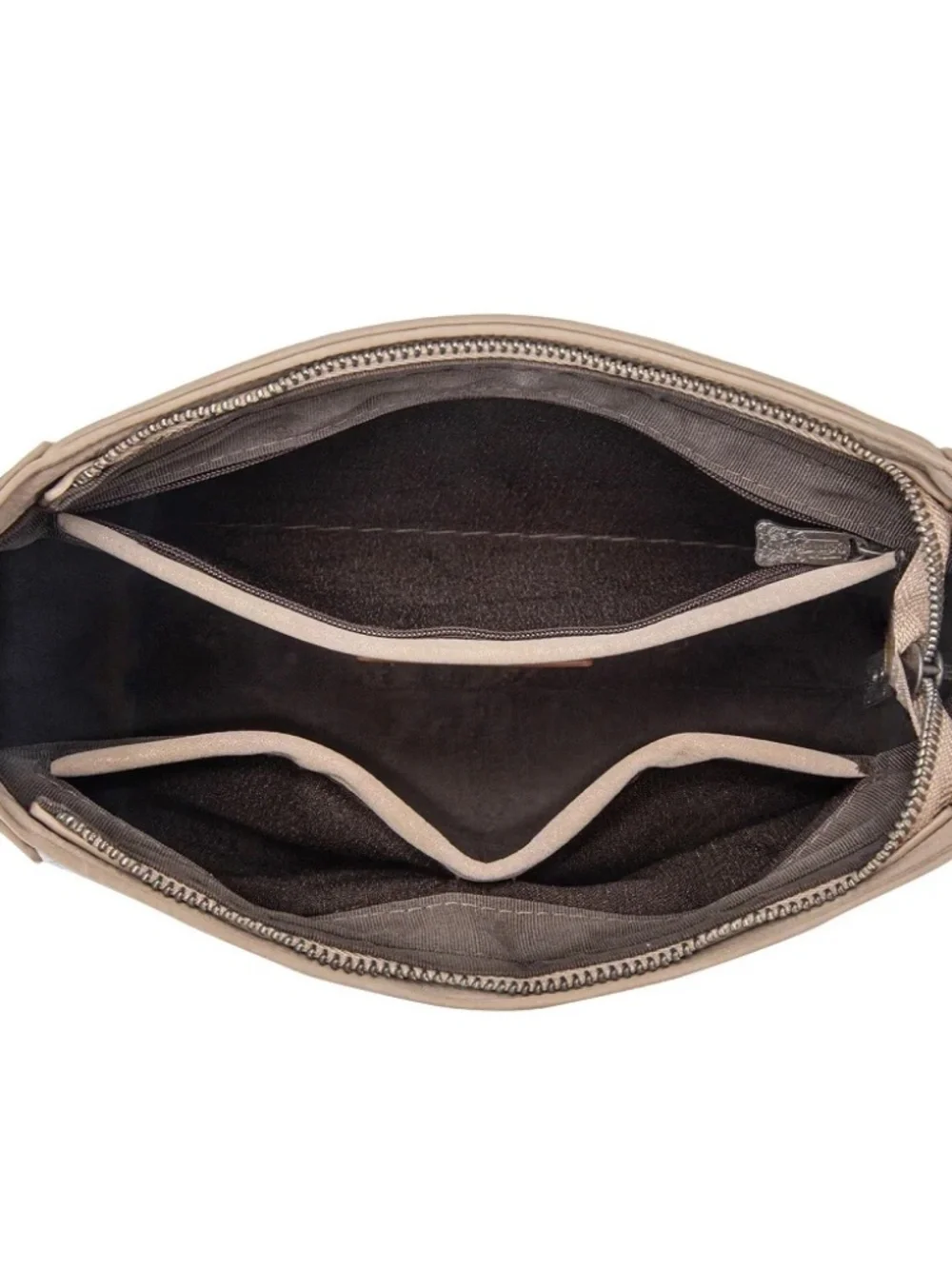 Trinity Ranch Cowhide ＆ Tooled Leather Hobo Crossbody Bag Tan